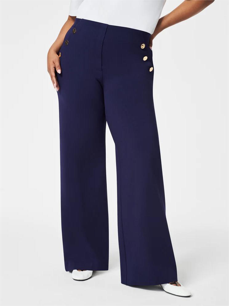 Ramona Cala™ Wide leg trousers with button for tummy control