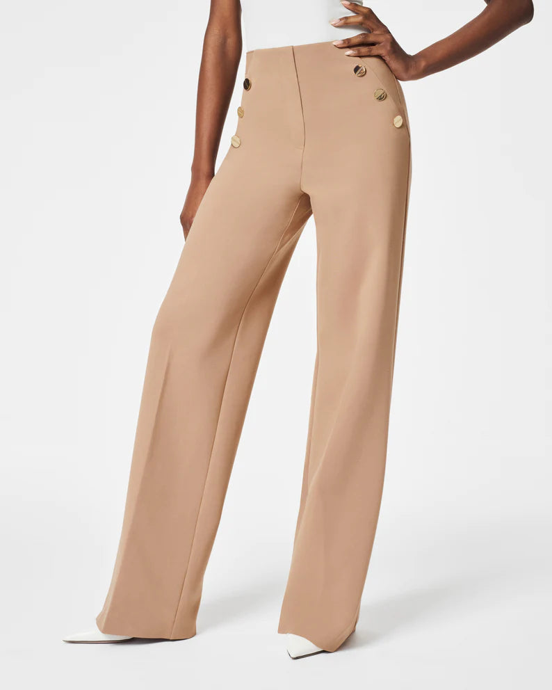 Ramona Cala™ Wide leg trousers with button for tummy control