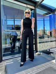 Ramona Cala™ Wide leg trousers with button for tummy control