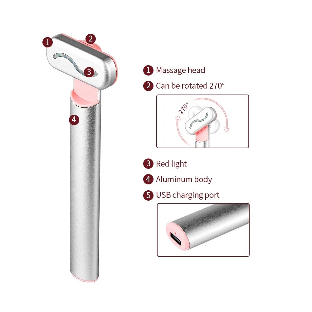 SkinWave Pro+™️ EMS skin care tool for red light therapy