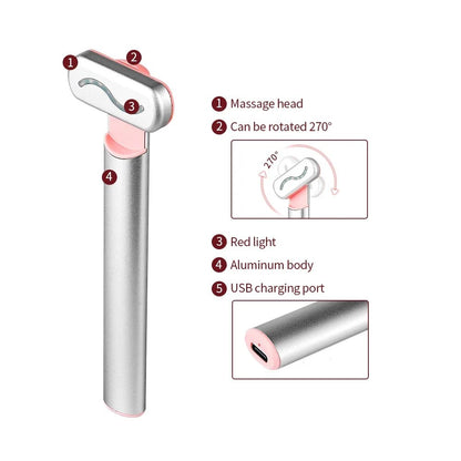 SkinWave Pro+™️ EMS skin care tool for red light therapy
