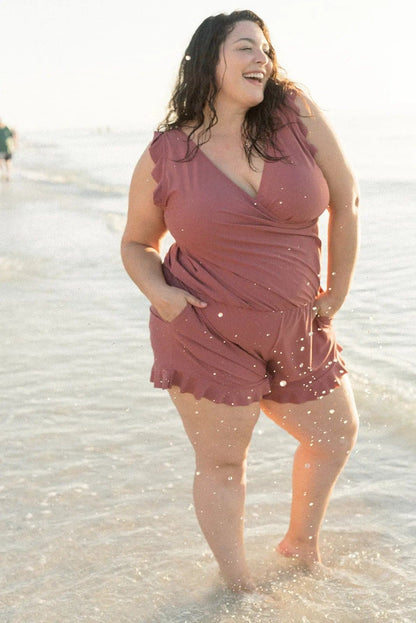 Rochelle™ Swimsuit romper dress