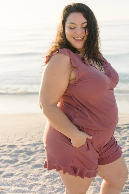 Rochelle™ Swimsuit romper dress