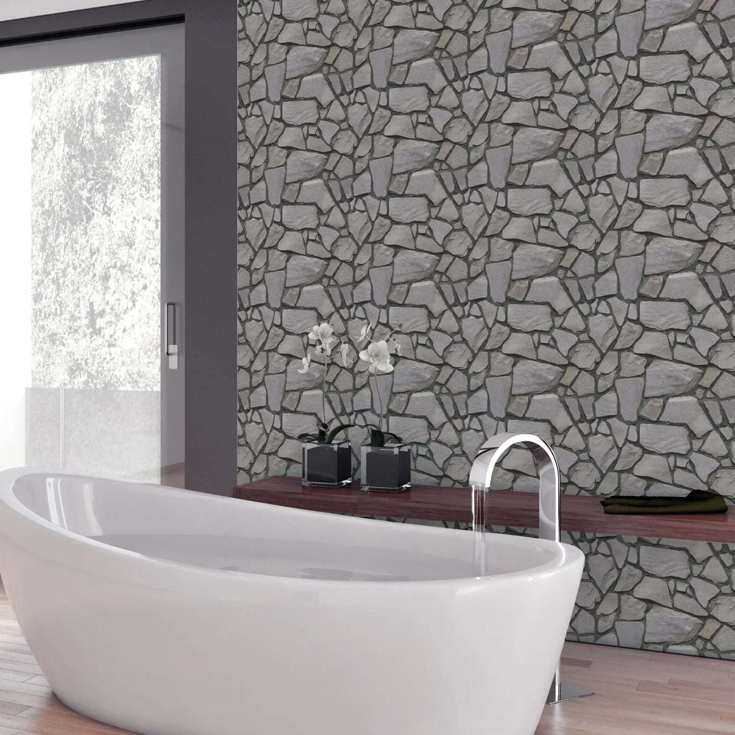 Terra Tape™ Decorative stone wall sticker