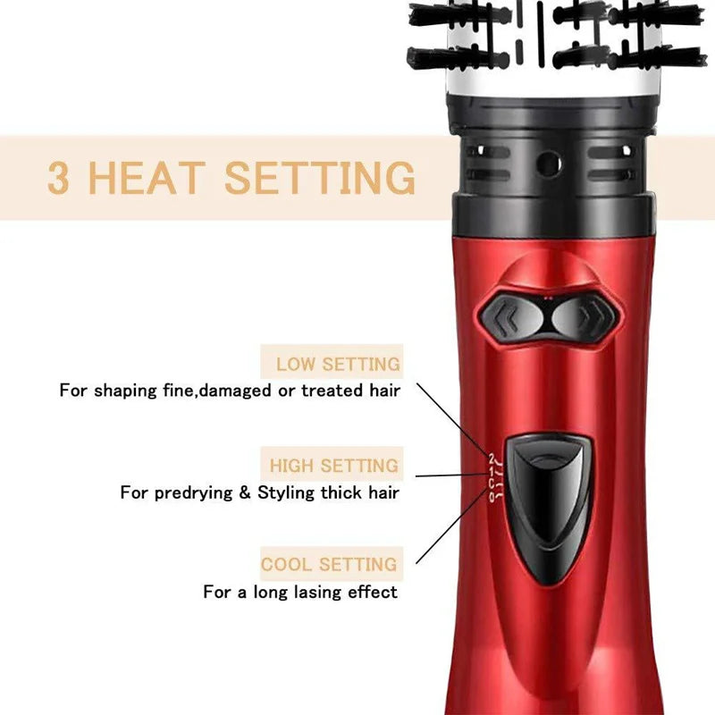 Hair Glam™️ 3 in 1 rotary brush, styler and hair dryer