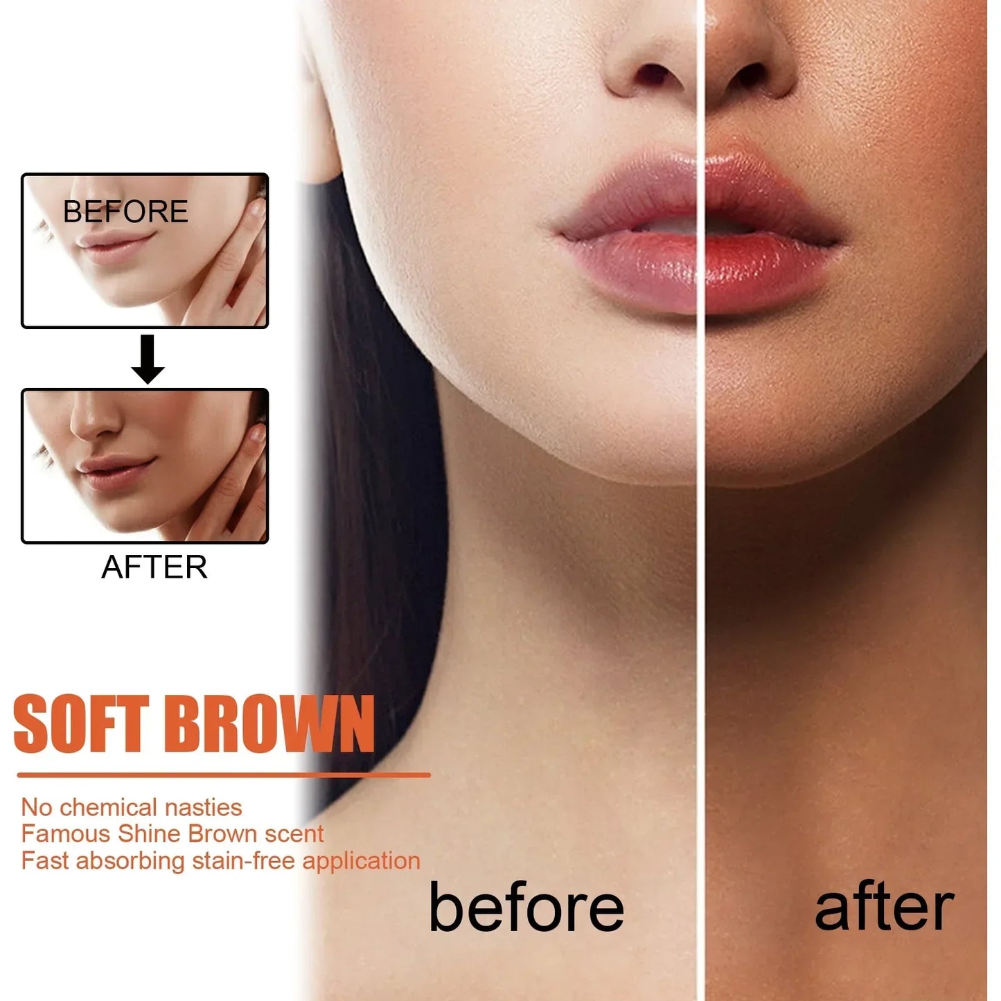 Soft Brown™️ Sunscreen gel