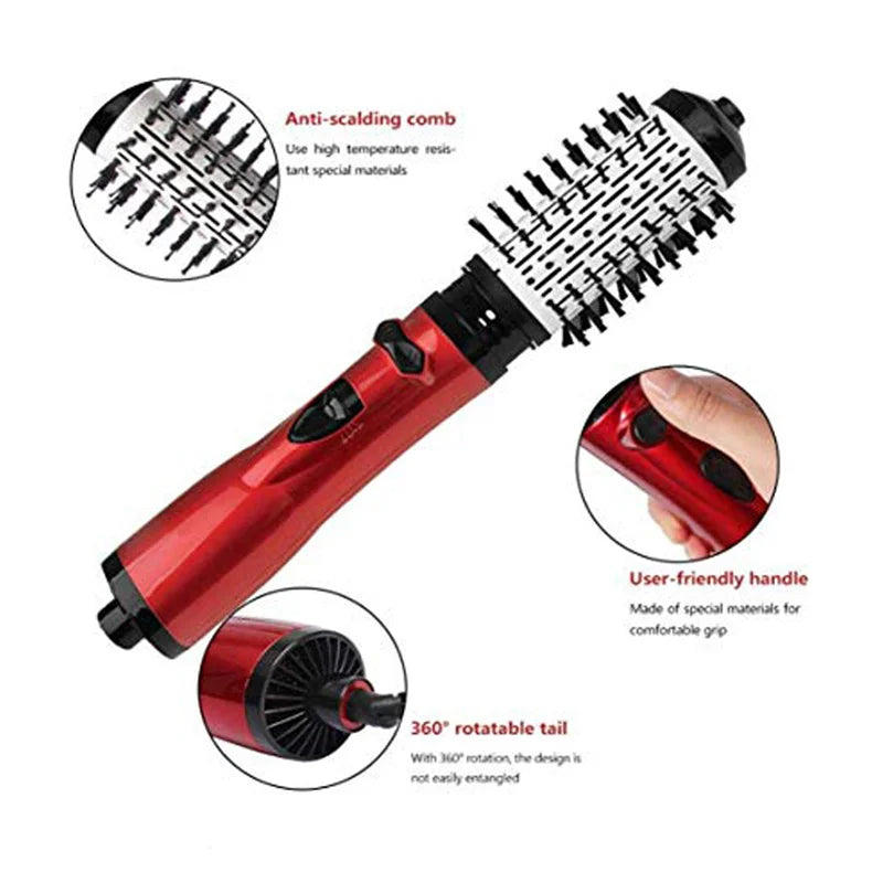 Hair Glam™️ 3 in 1 rotary brush, styler and hair dryer