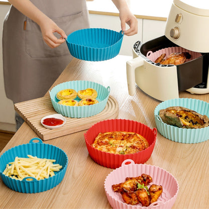 FryProtect™ Air Fryer Silicone Frying Pan