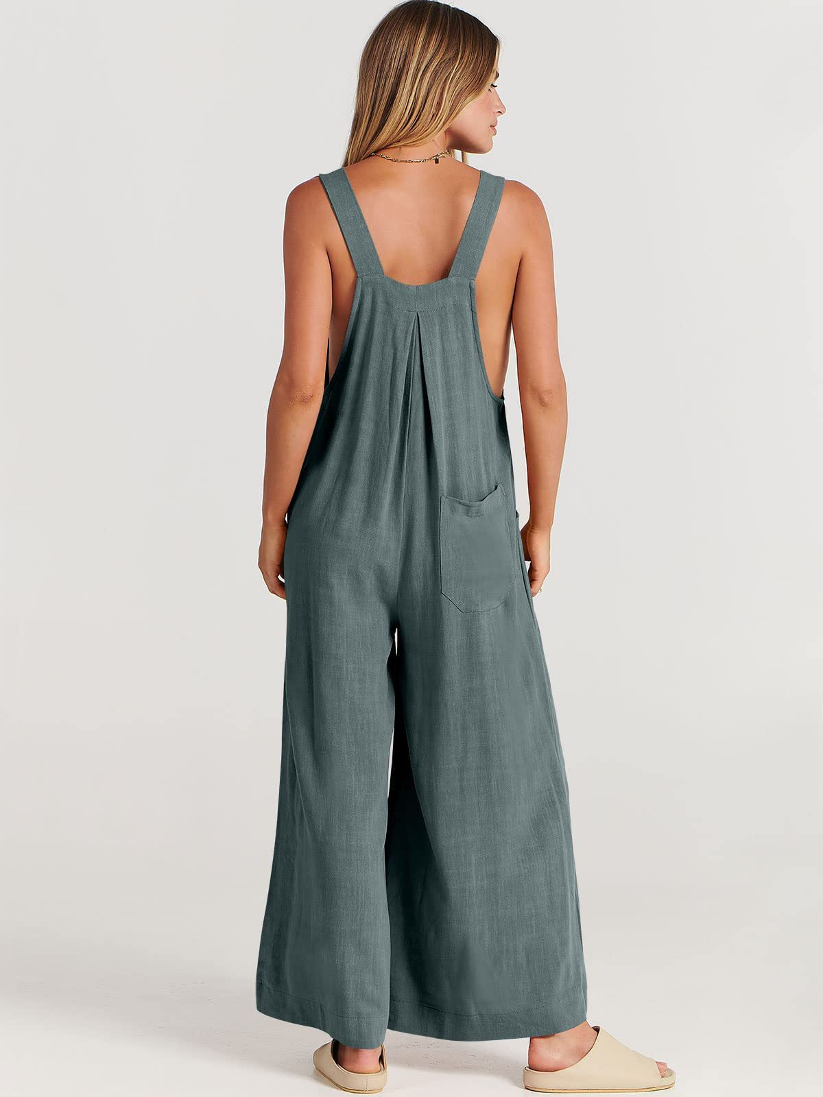 Rosabella Rizzo™️ Sleeveless Jumpsuit with Wide Legs