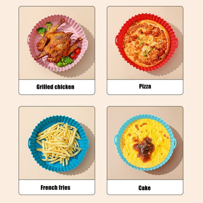 FryProtect™ Air Fryer Silicone Frying Pan