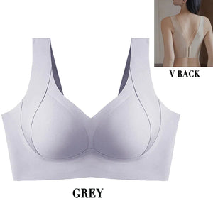 Gray V back
