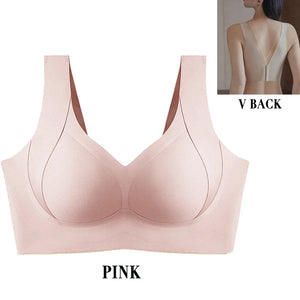 Pink V back