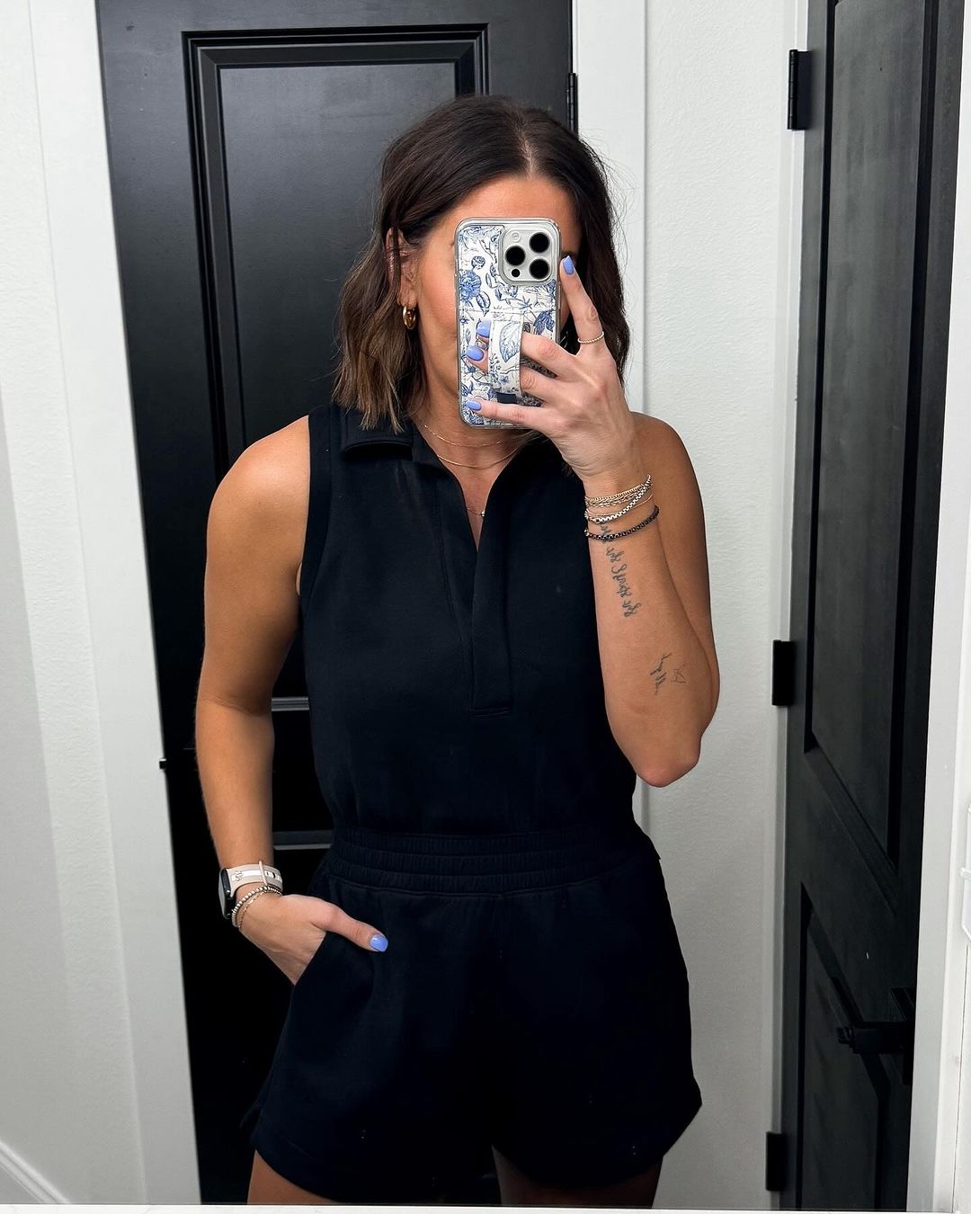 Sabina Vano™ Knit Polo Romper
