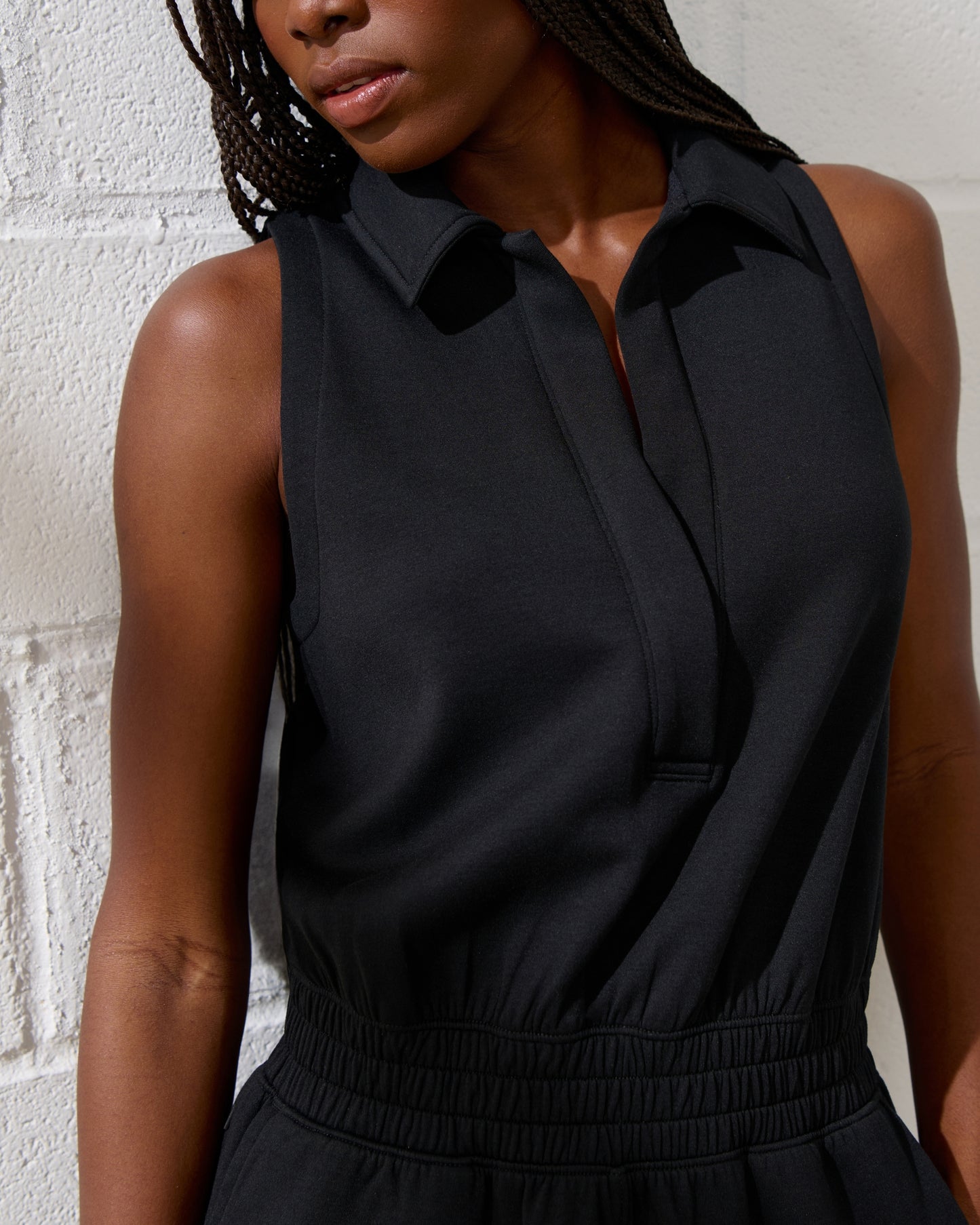 Sabina Vano™ Knit Polo Romper