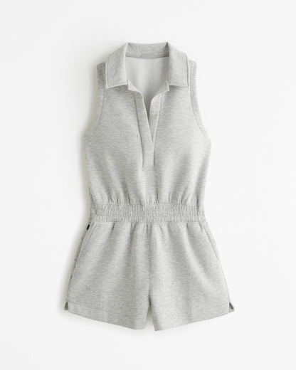 Sabina Vano™ Knit Polo Romper