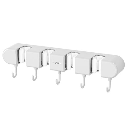 SafeHold™ Multifunctional mop holder with hook