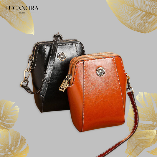 Sancha™ Small vintage style shoulder bag