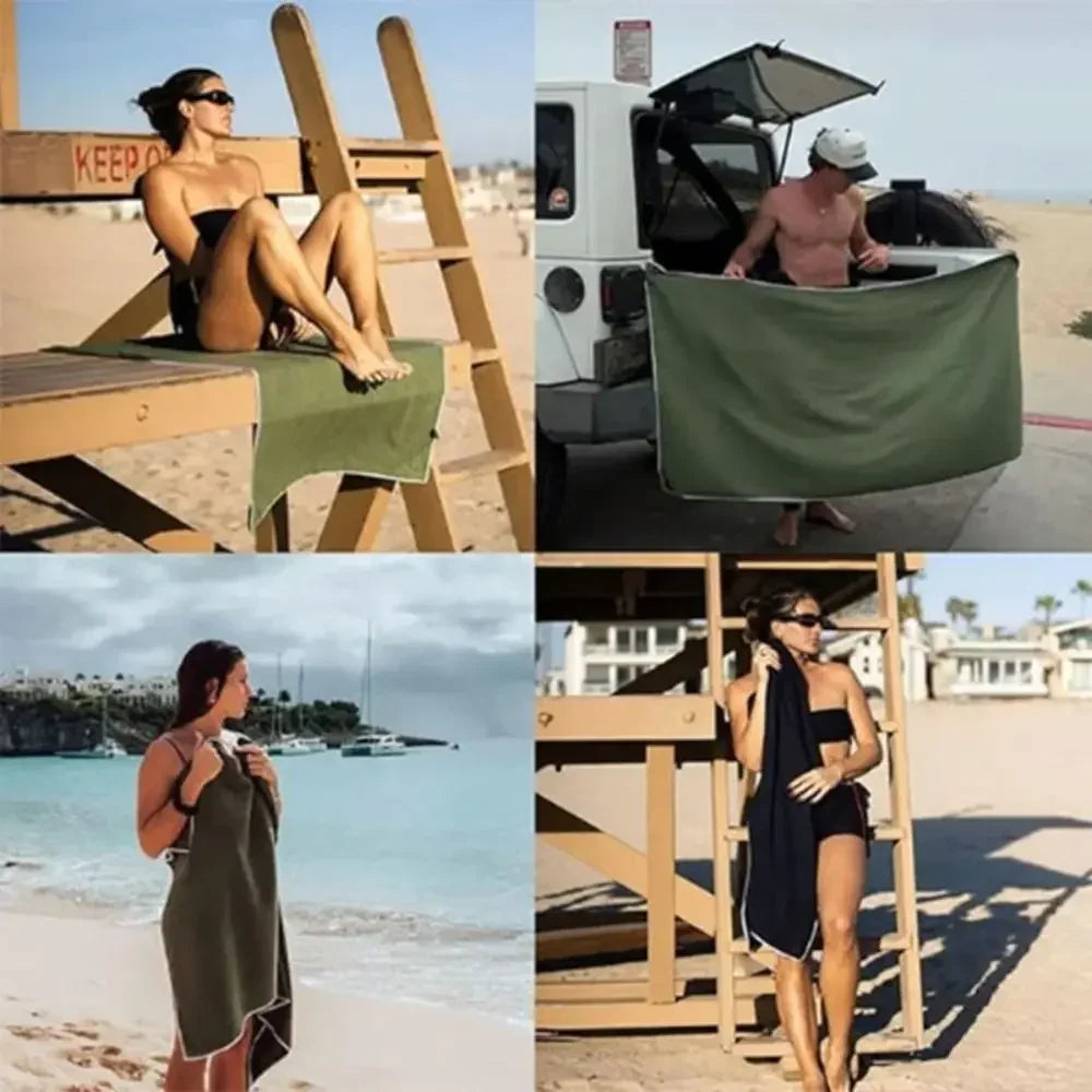 SandyLux™ Magnetic Beach Towel