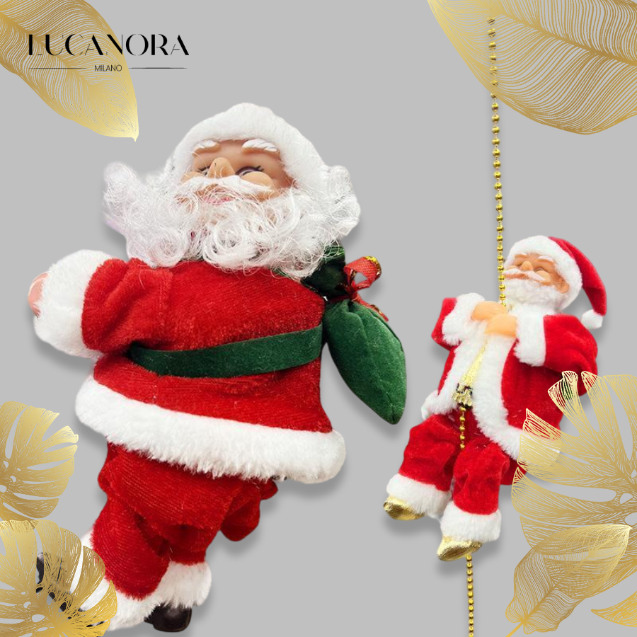 SantaRope™ Rope climbing Santa decoration
