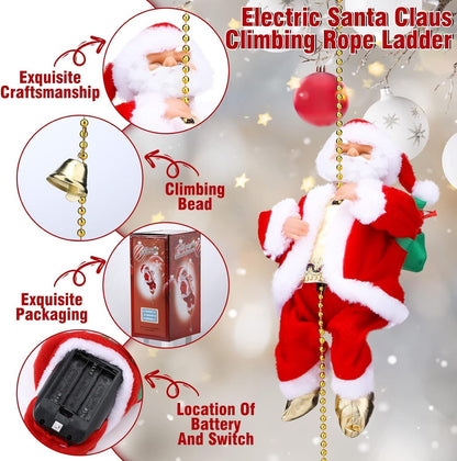 SantaRope™ Rope climbing Santa decoration