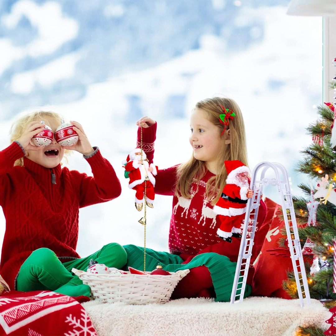SantaRope™ Rope climbing Santa decoration
