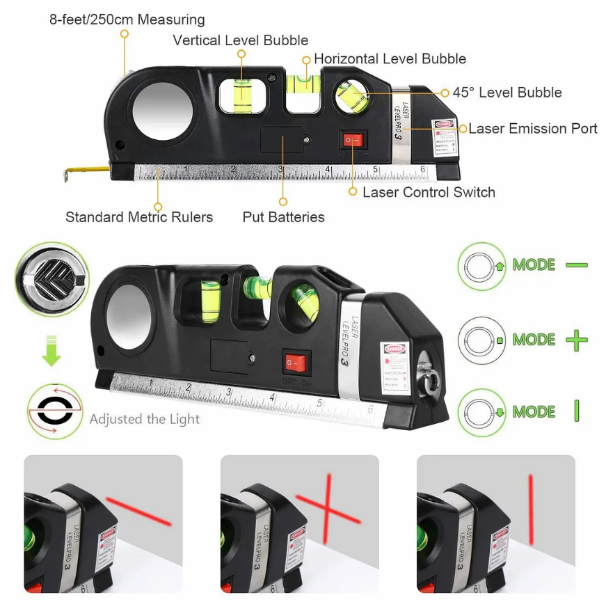 Levita Pro™ Precise laser measurement