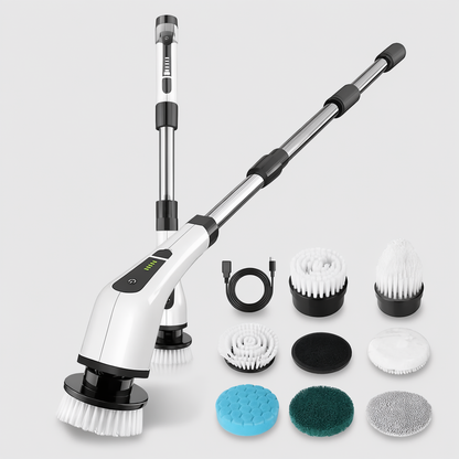 ScrubTech Pro™ Electric Scrub Brush for Fast, Strain-Free Cleaning