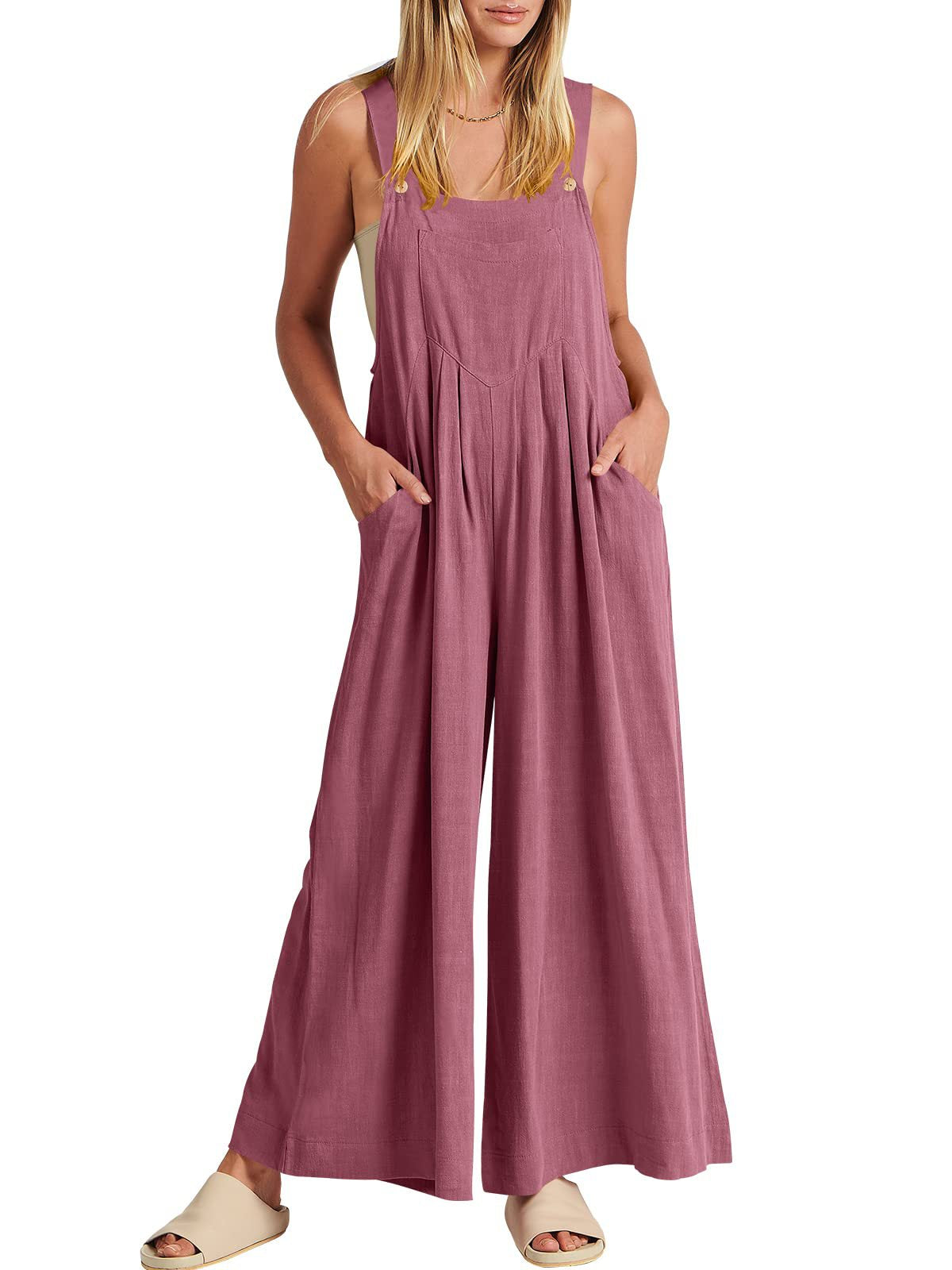 Rosabella Rizzo™️ Sleeveless Jumpsuit with Wide Legs