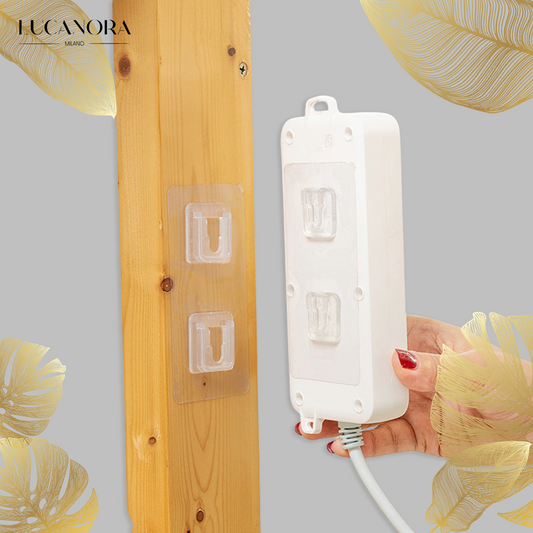 SecureGrip Duo™️ Set of 10 double mounting brackets with acrylic adhesive