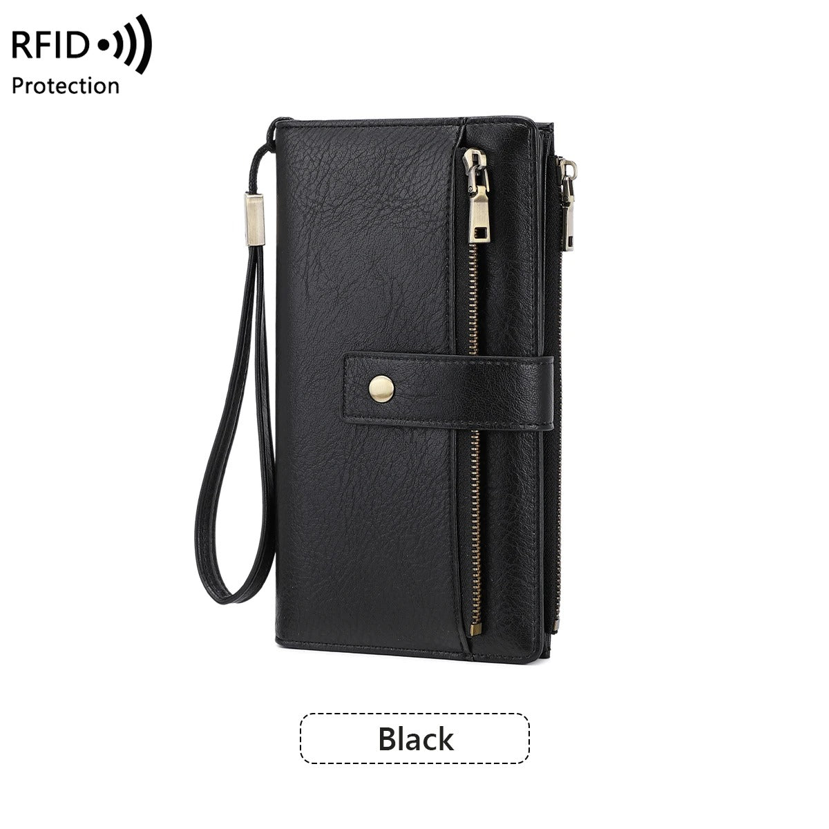 ShieldFold™ Elegant Leather Wallet with Multi-Card Slots