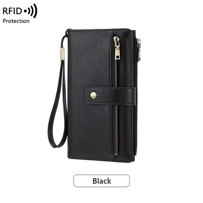 ShieldFold™ Elegant Leather Wallet with Multi-Card Slots