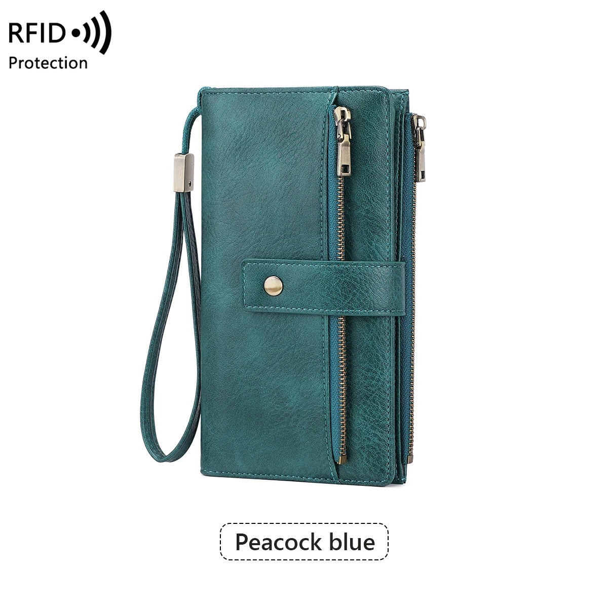 ShieldFold™ Elegant Leather Wallet with Multi-Card Slots