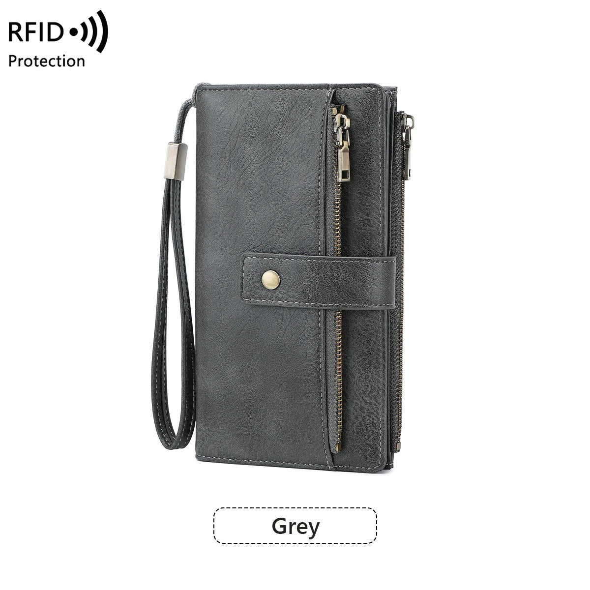 ShieldFold™ Elegant Leather Wallet with Multi-Card Slots