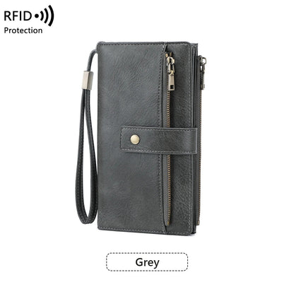ShieldFold™ Elegant Leather Wallet with Multi-Card Slots