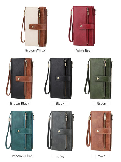 ShieldFold™ Elegant Leather Wallet with Multi-Card Slots