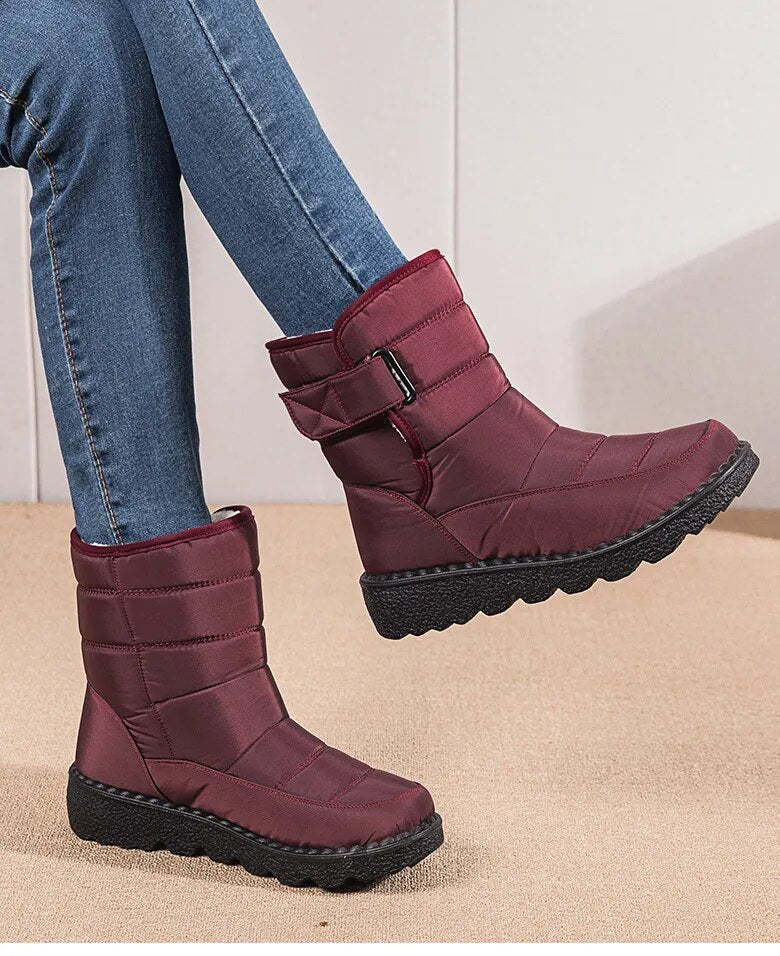 Deox™ Waterproof, non-slip, warm ankle-length snow boots