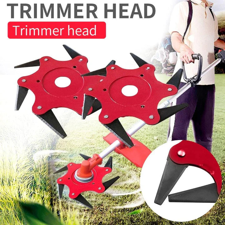 GlideSteel™ Universal 6-Steel Razors Trimmer Head