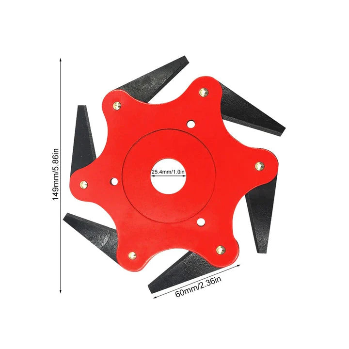 GlideSteel™ Universal 6-Steel Razors Trimmer Head