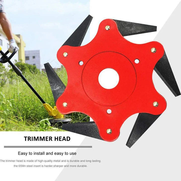 GlideSteel™ Universal 6-Steel Razors Trimmer Head