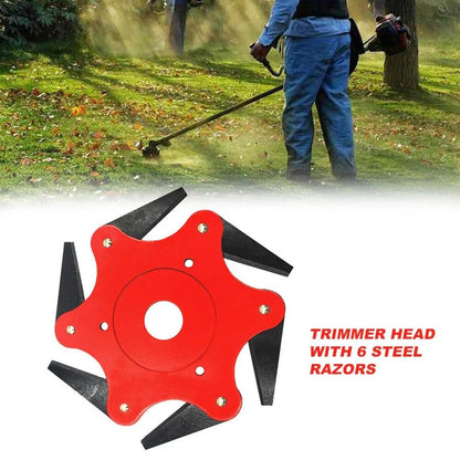GlideSteel™ Universal 6-Steel Razors Trimmer Head