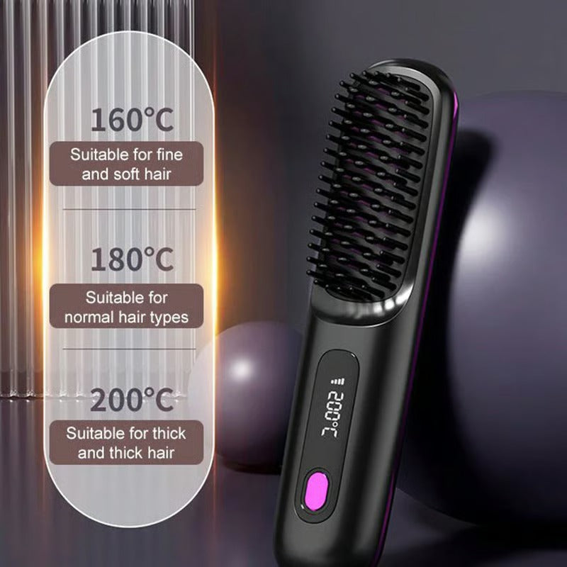 Silkané™ Wireless Ceramic Straightening Comb