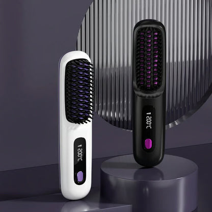 Silkané™ Wireless Ceramic Straightening Comb