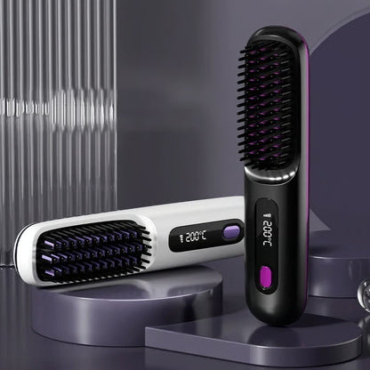 Silkané™ Wireless Ceramic Straightening Comb