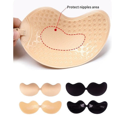 SkinBond™ Seamless, self-adhesive strapless silicone push-up bra