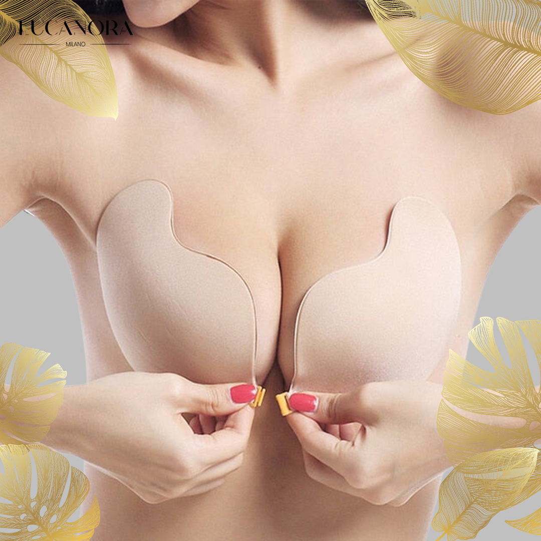 SkinBond™ Seamless, self-adhesive strapless silicone push-up bra
