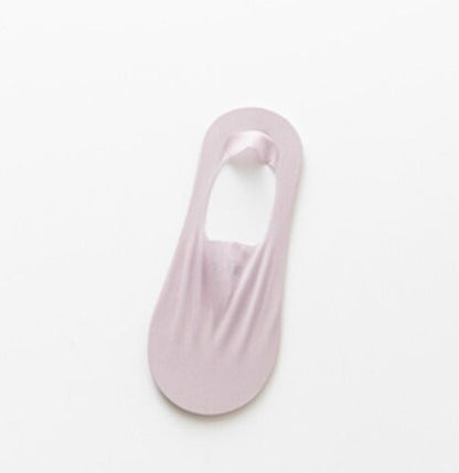 Silk Serene™ Transparent anti-slip socks