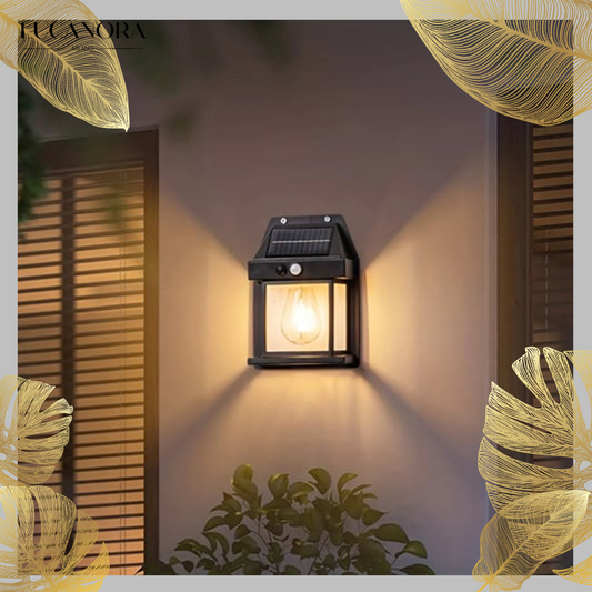 Solar Seren™ Solar-powered outdoor wall lamp