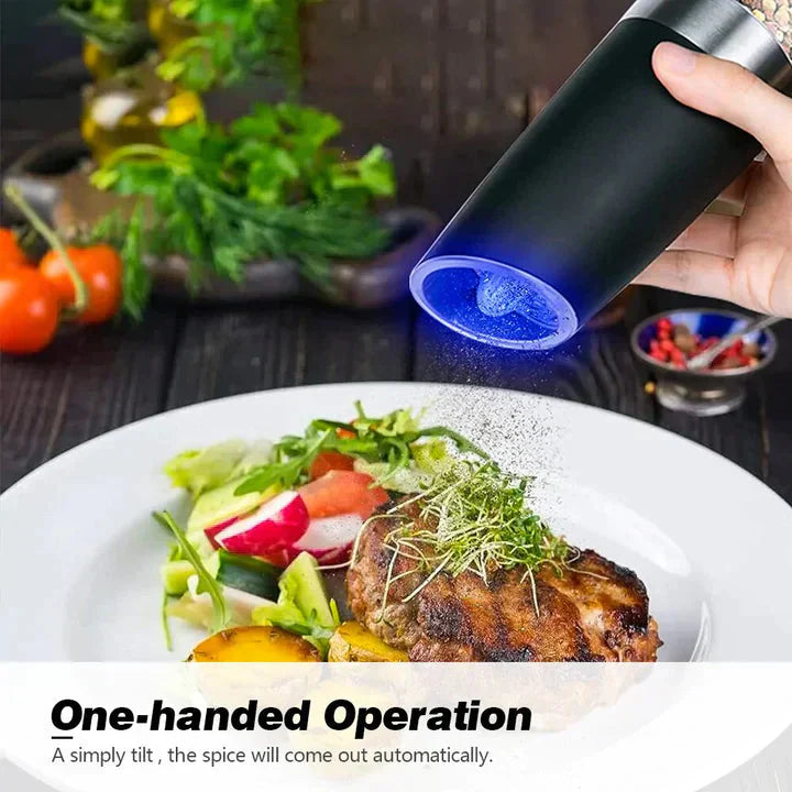 SpiceSage™ Automatic salt and pepper mills