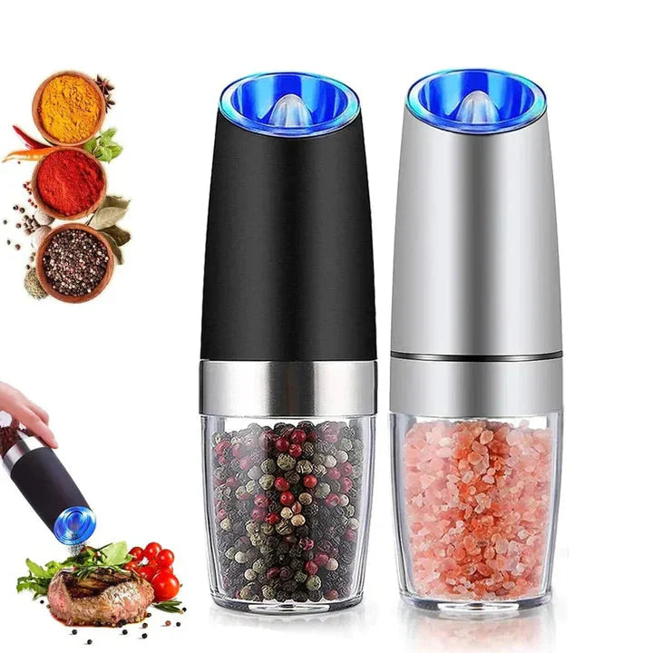 SpiceSage™ Automatic salt and pepper mills