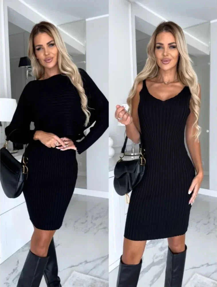 Stella Juliano™ Two-piece dress and sweater set